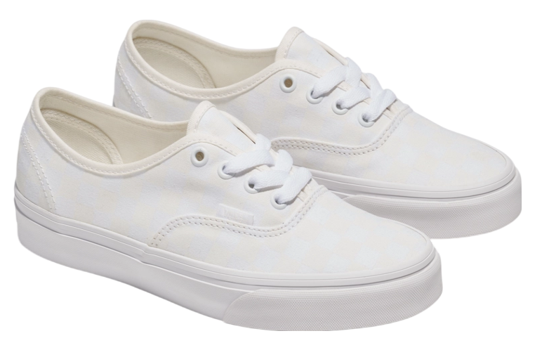 Vans Authentic Checkerboard Star White