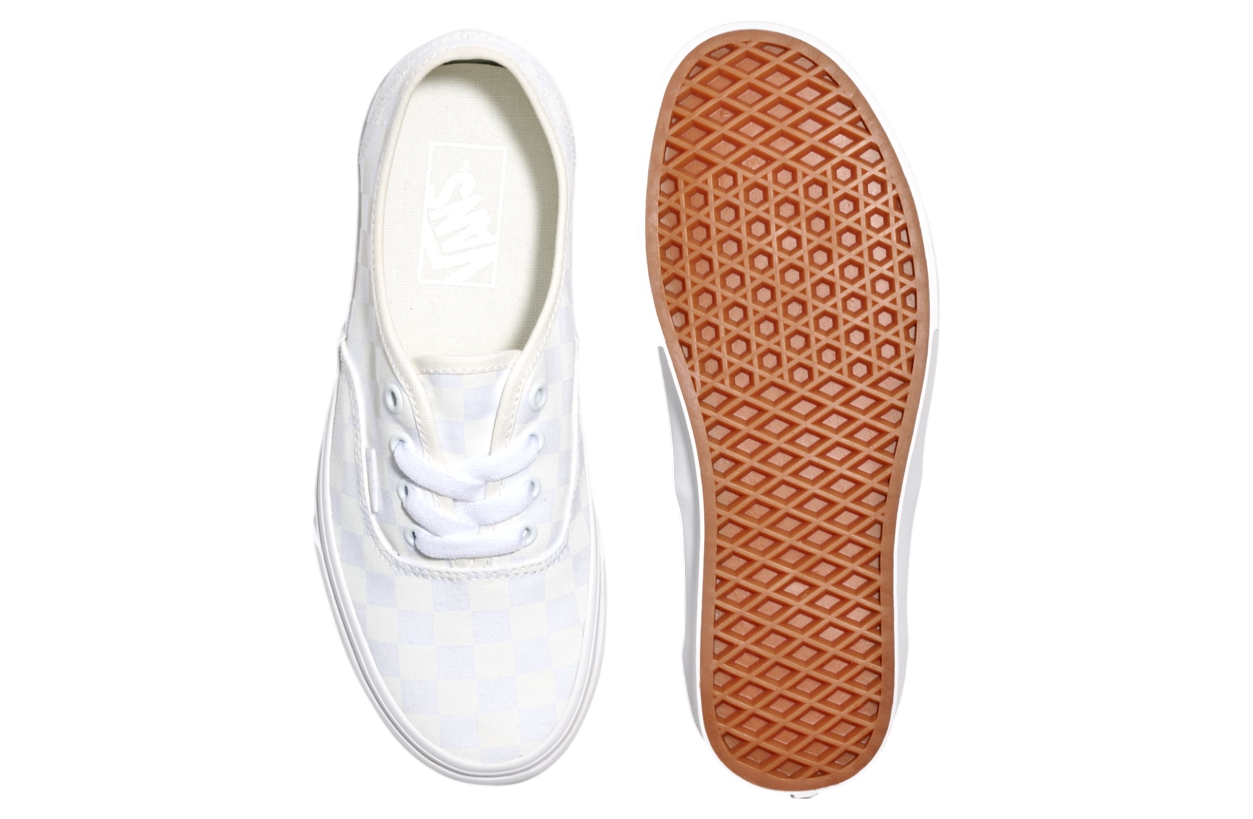 Vans Authentic Checkerboard Star White