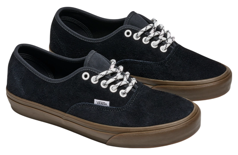 Vans Authentic Hairy Suede Phantom Black