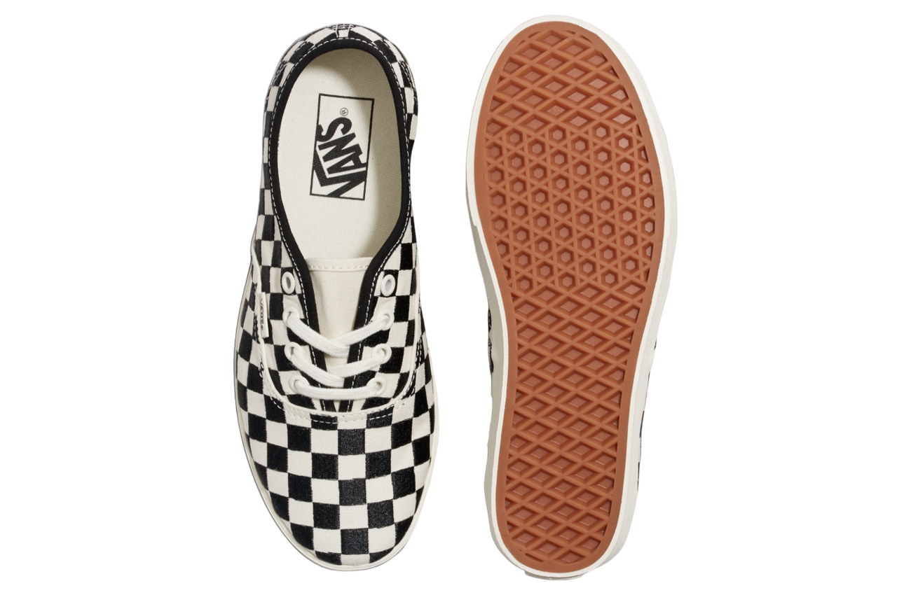 Vans Authentic Lowpro Embroidered Check Black / Marshmallow