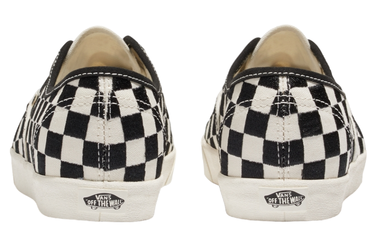 Vans Authentic Lowpro Embroidered Check Black / Marshmallow