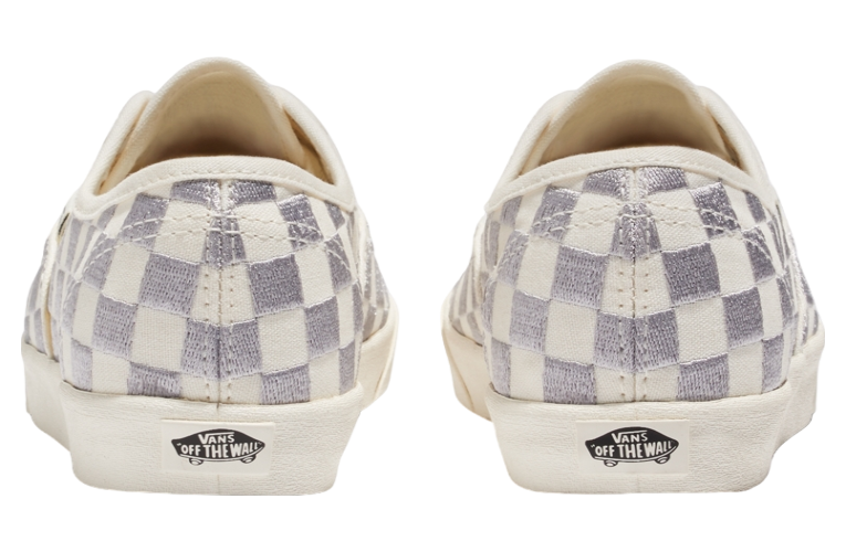 Vans Authentic Lowpro Embroidered Check Lunar Rock