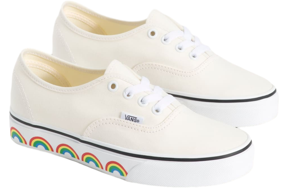 Vans Authentic Marshmallow White Rainbows