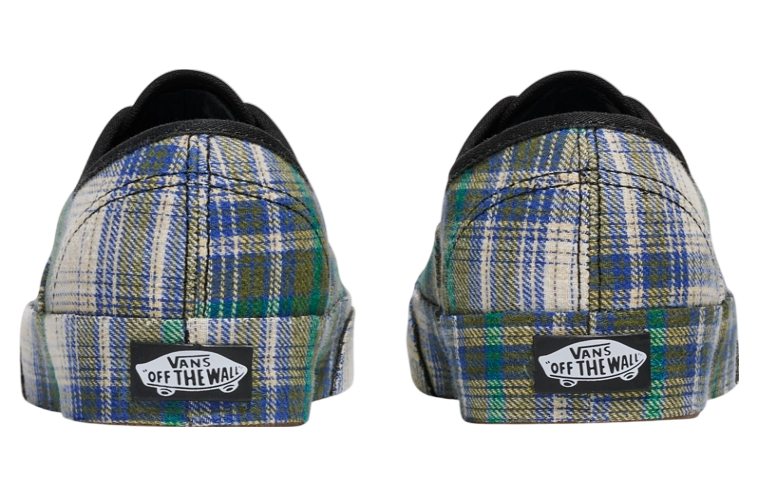 Vans Authentic Rave Plaid Green