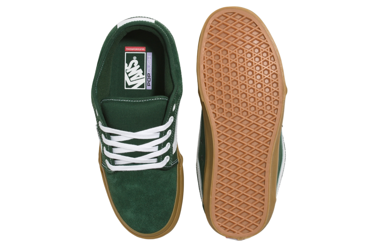 Vans Chukka Low Sidestripe Dark Green / Gum