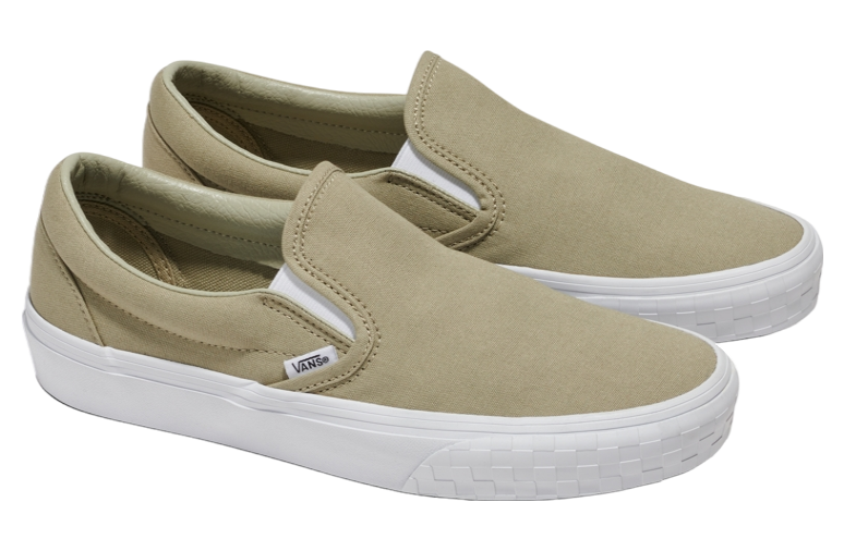 Vans Classic Slip-on Check Bumper Khaki