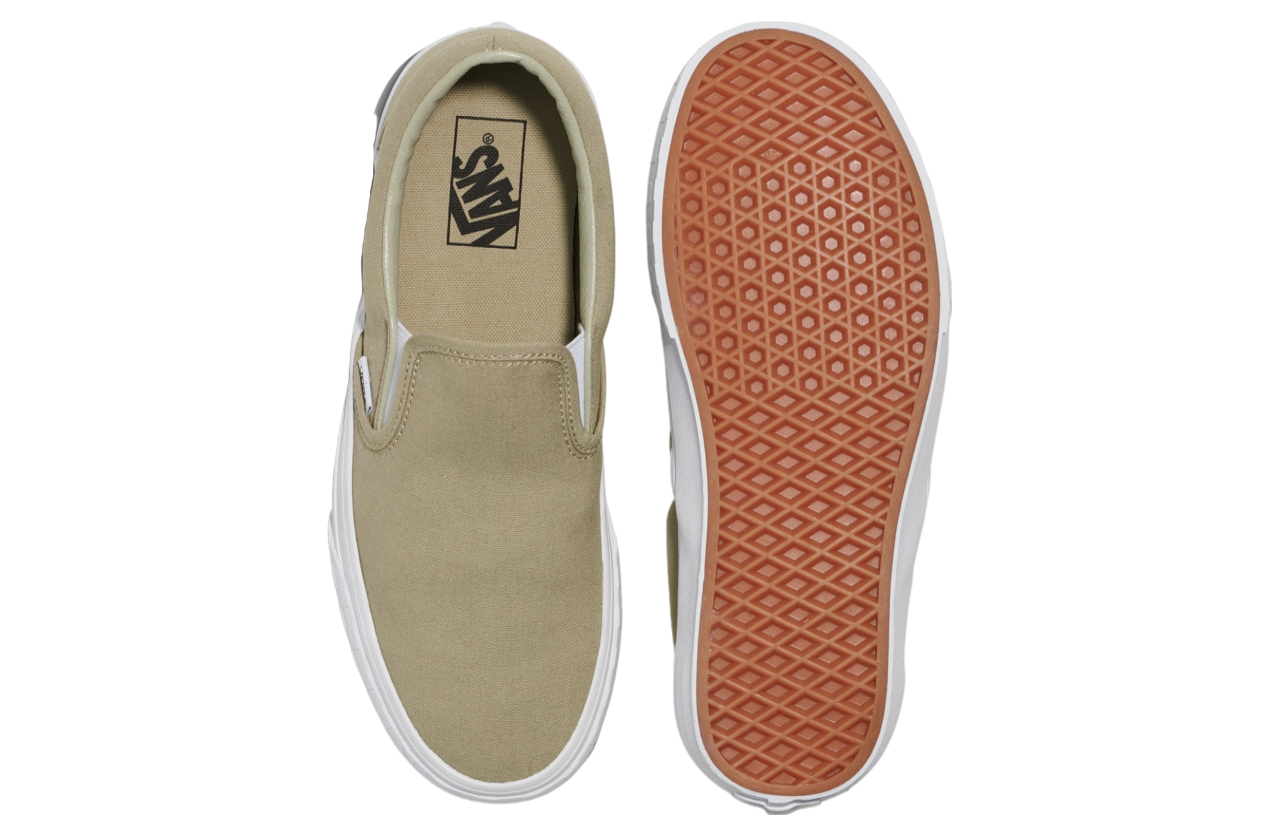 Vans Classic Slip-on Check Bumper Khaki