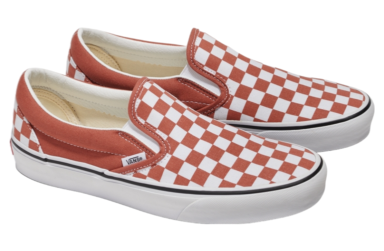 Vans Classic Slip-on Checkerboard Auburn