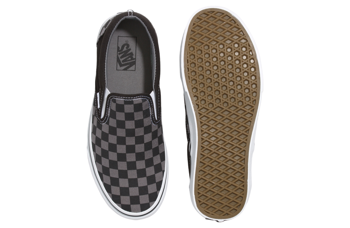 Vans Classic Slip-on Checkerboard Black / Pewter Grey / Gum