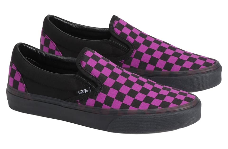 Vans Classic Slip-On Checkerboard Checkerboard Black / Purple