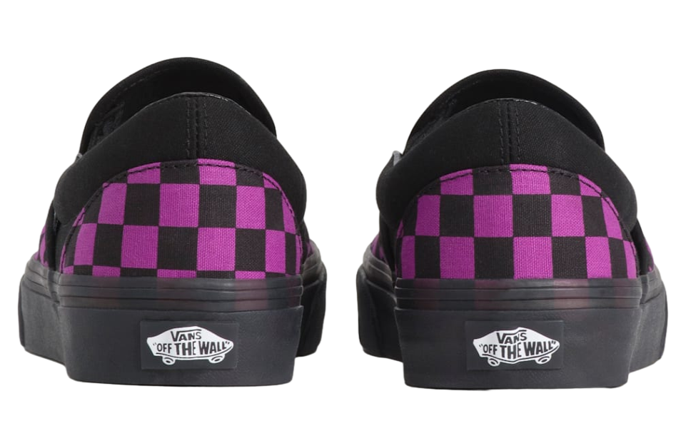 Vans Classic Slip-On Checkerboard Checkerboard Black / Purple
