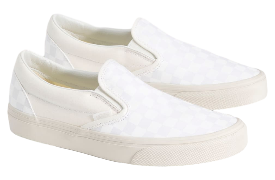 Vans Classic Slip-On Checkerboard Checkerboard Blanc De Blanc White