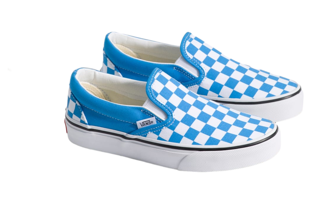 Vans Classic Slip-On Checkerboard Checkerboard Bright Azure Blue