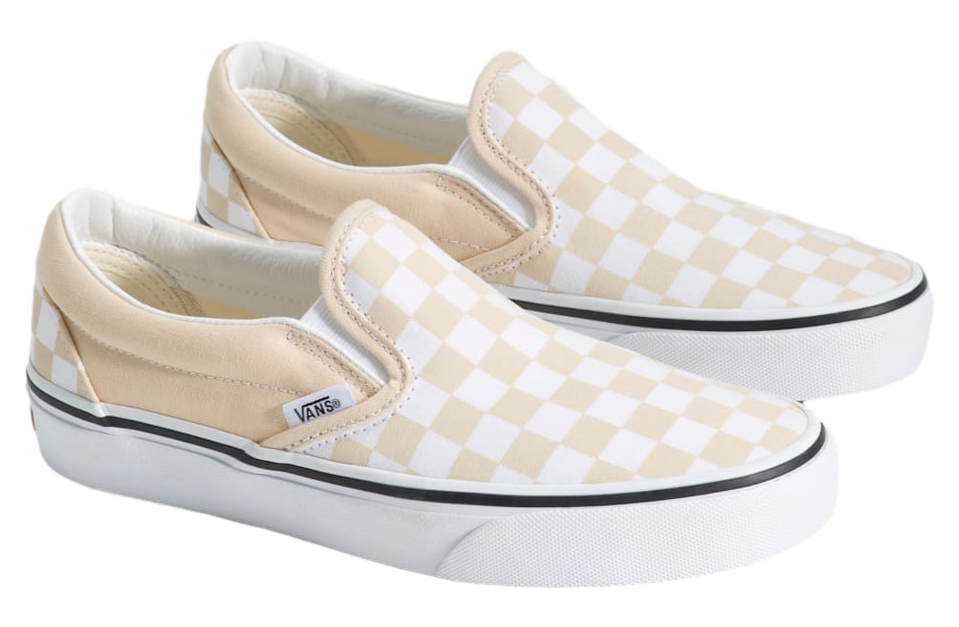 Vans Classic Slip-On Checkerboard Checkerboard Creme Brule Beige