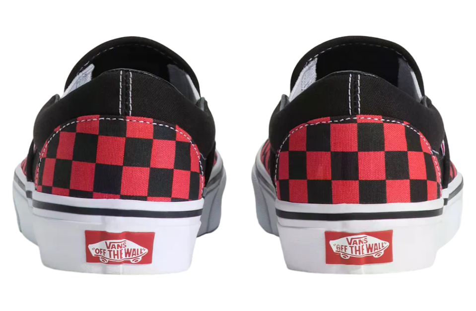 Vans Classic Slip-On Checkerboard Checkerboard Crimson Haze Red