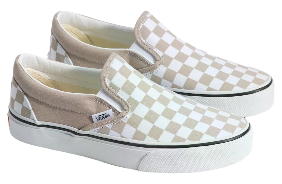 Vans Classic Slip-On Checkerboard Checkerboard Mushroom Brown