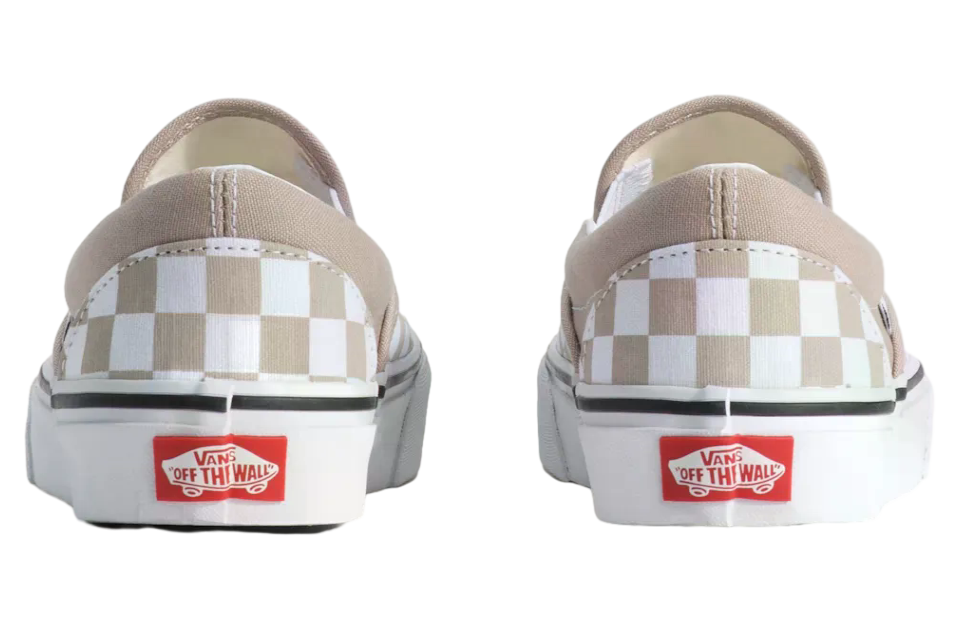 Vans Classic Slip-On Checkerboard Checkerboard Mushroom Brown