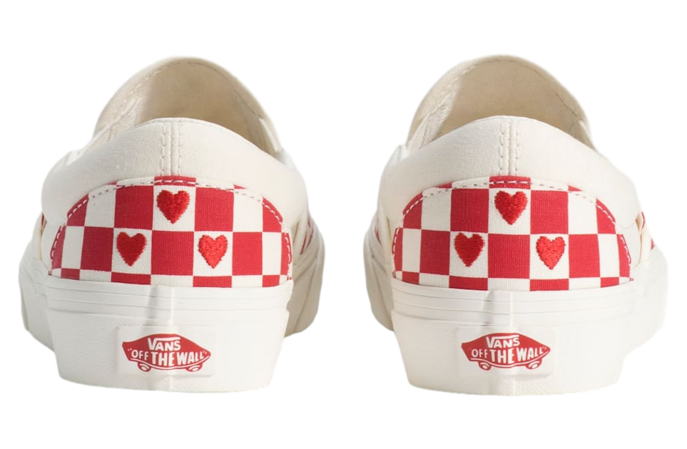 Vans Classic Slip-On Checkerboard Checkerboard Racing Red