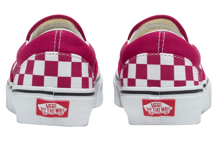 Vans Classic Slip-On Checkerboard Cherries Jubilee