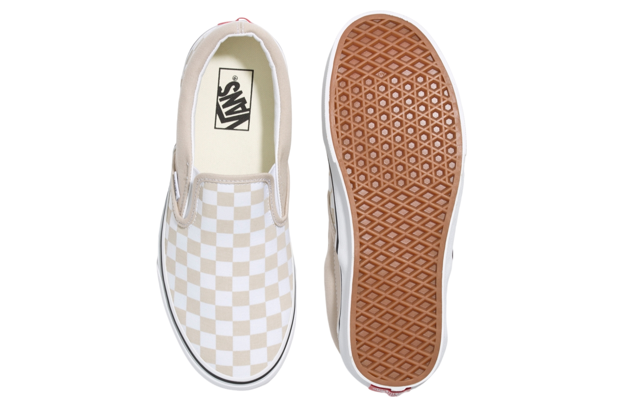 Vans Classic Slip-on Checkerboard French Oak Brown