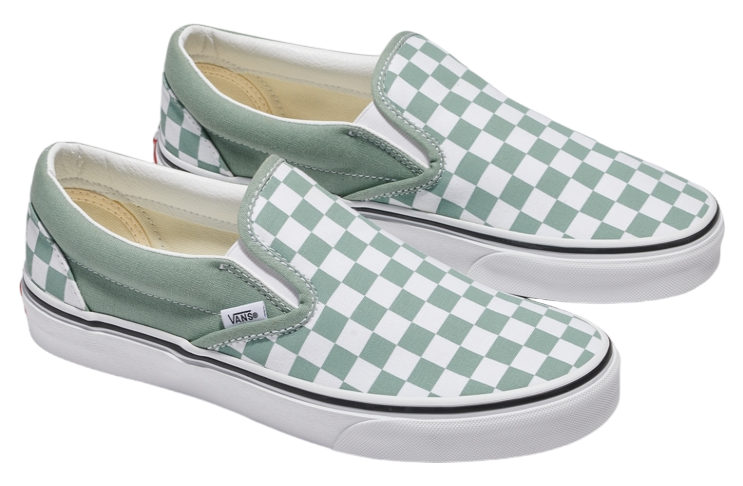 Vans Classic Slip-on Checkerboard Iceberg Green