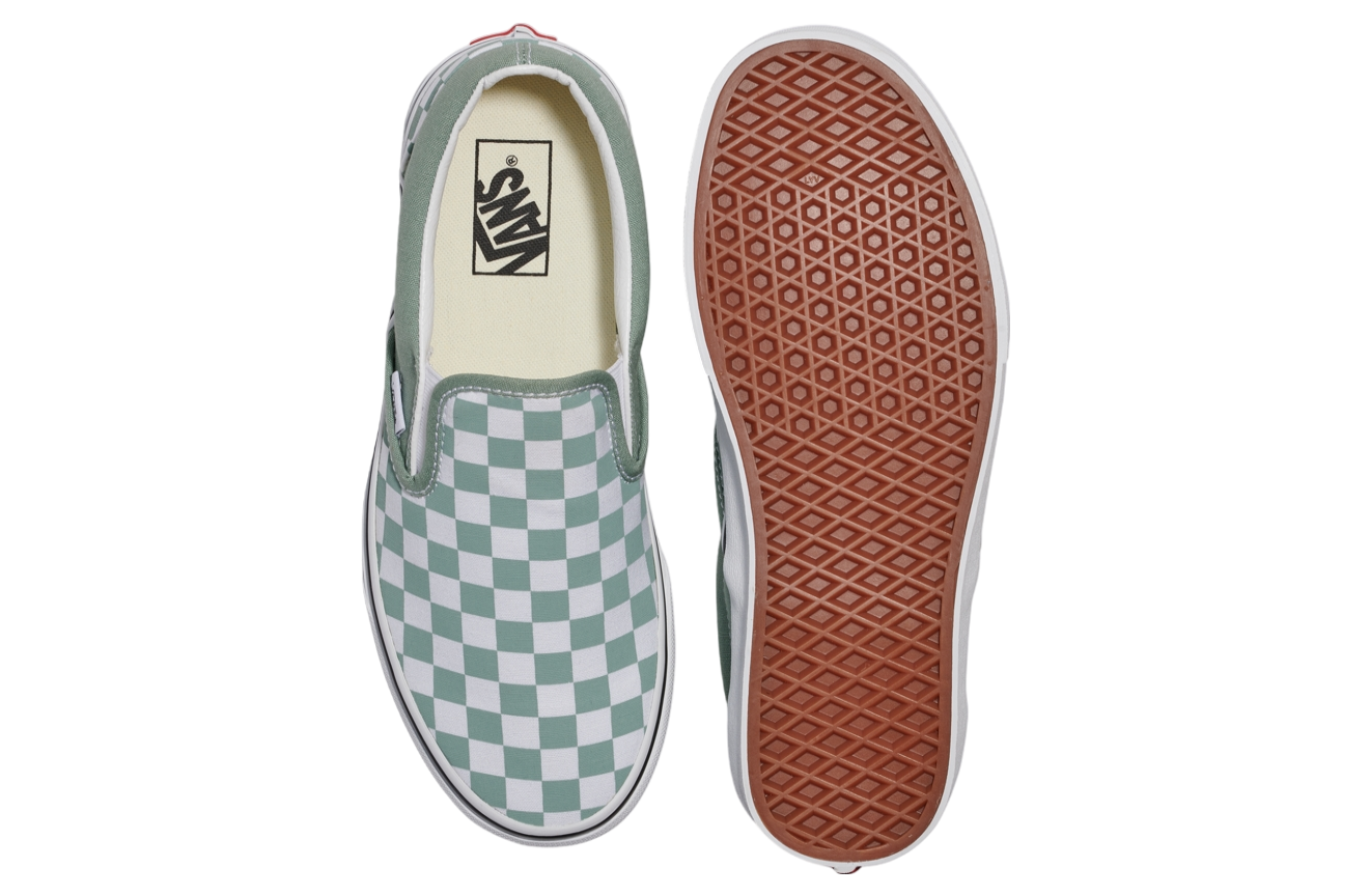 Vans Classic Slip-on Checkerboard Iceberg Green