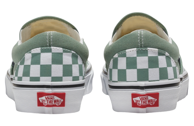 Vans Classic Slip-on Checkerboard Iceberg Green