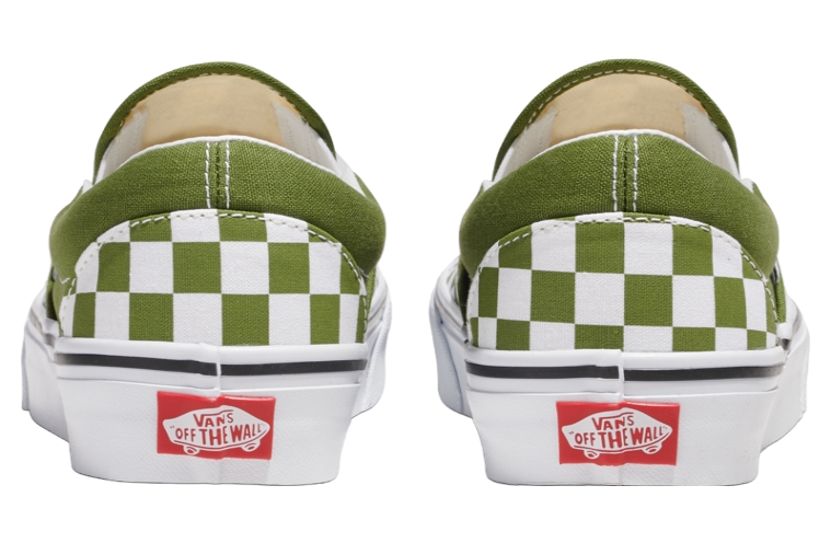 Vans Classic Slip-on Checkerboard Pesto