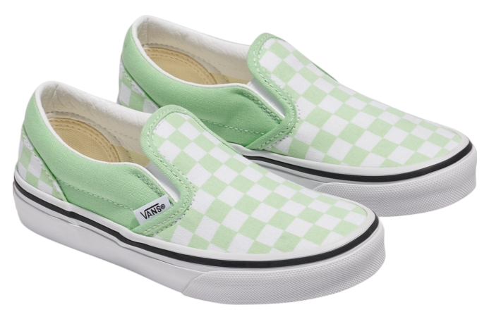 Vans Classic Slip-On Checkerboard Pistachio Green