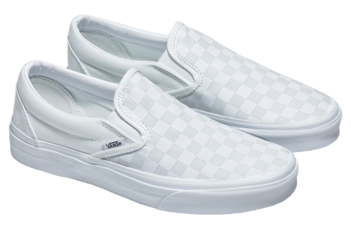 Vans Classic Slip-on Checkerboard True White / Gum