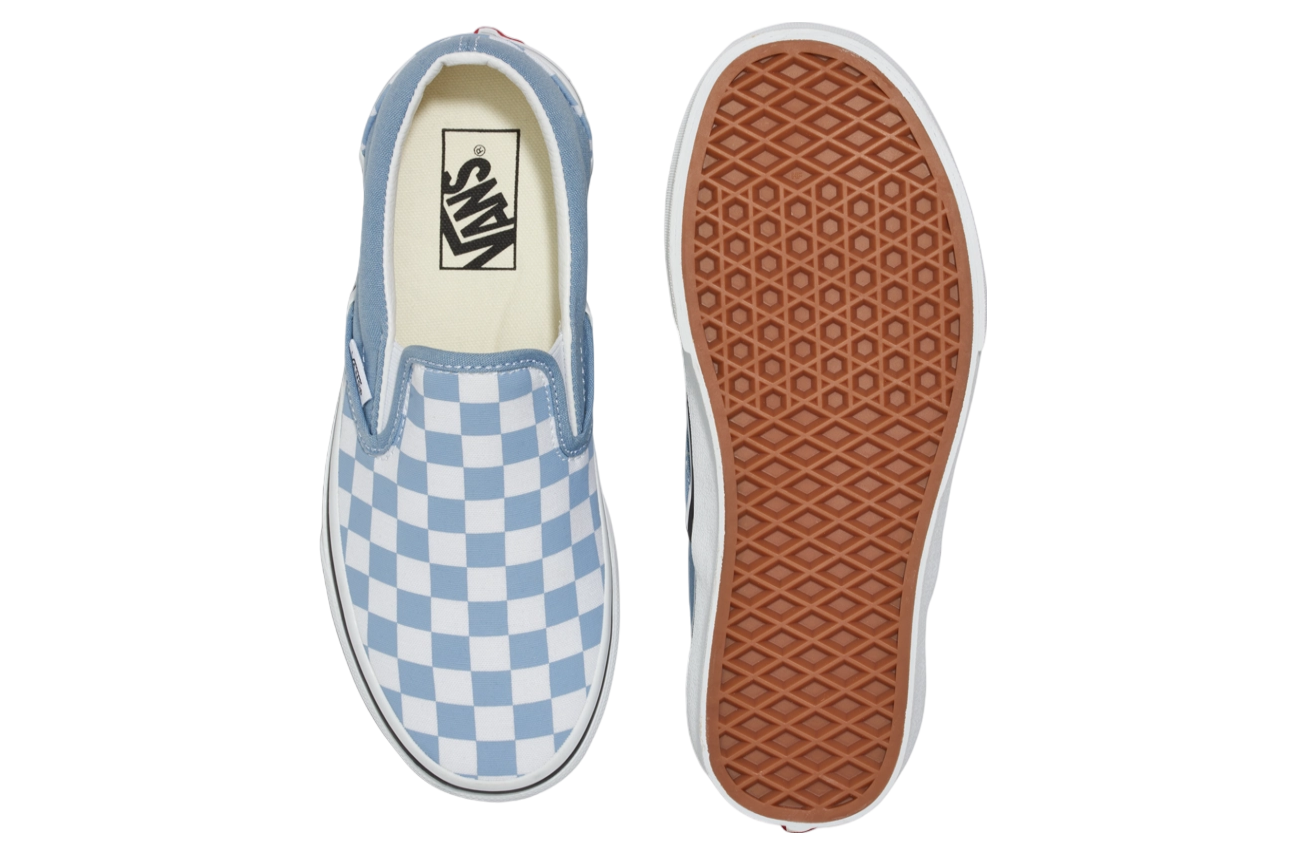 Vans Classic Slip-On Checkerboard WMNS Dusty Blue / Gum