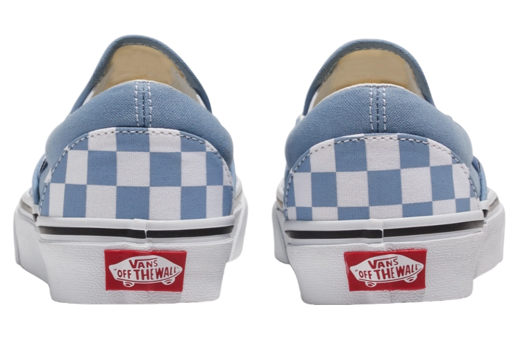 Vans Classic Slip-On Checkerboard WMNS Dusty Blue / Gum