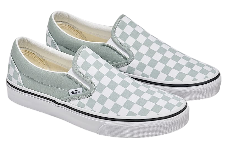 Vans Classic Slip-On Checkerboard WMNS Pure Grey / White