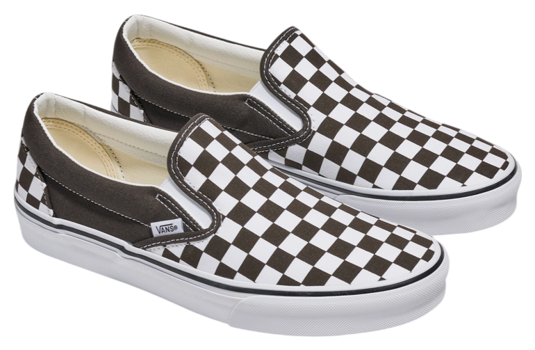 Vans Classic Slip-On Checkerboard WMNS Turkish Coffee Brown