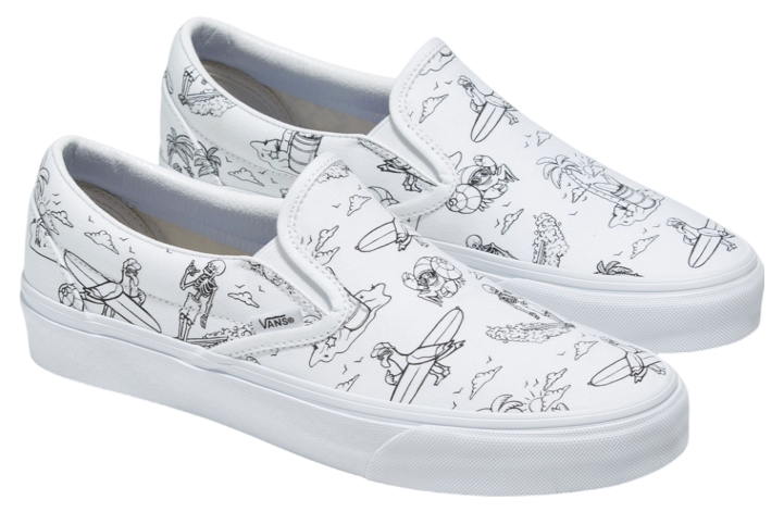 Vans Classic Slip-On Low Tide / True White