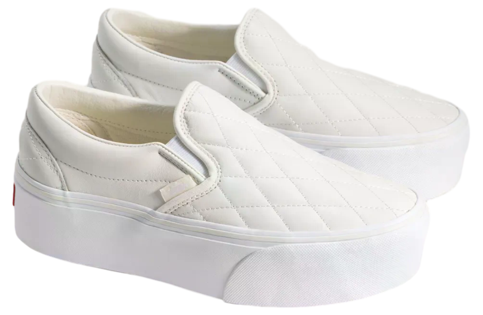 Vans Classic Slip-On Platform Marshmallow White