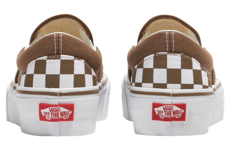 Vans Classic Slip-On Platform WMNS Checkerboard Sepia / Gum