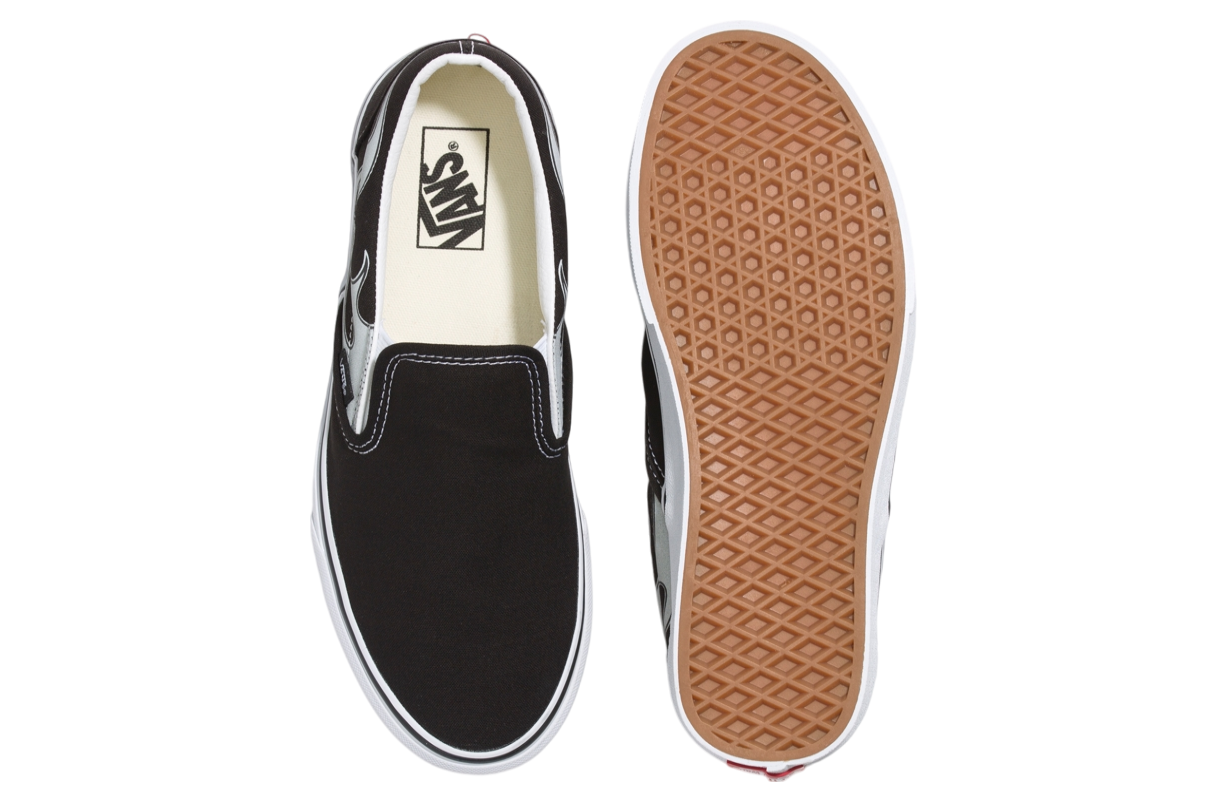 Vans Classic Slip-On Reflective Flame Black / Gum