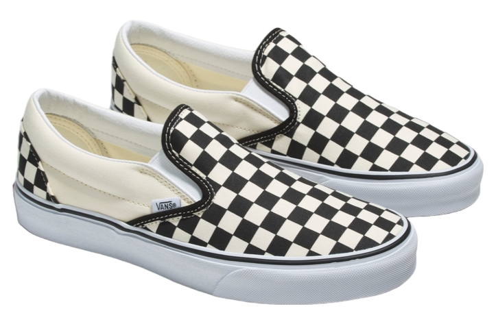 Vans Classic Slip-on Wide Checkerboard Black / Classic White