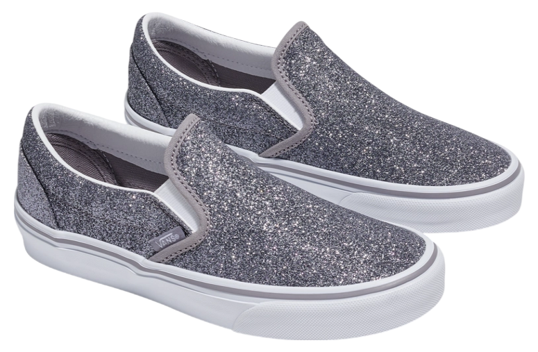 Vans Classic Slip-On WMNS Glitter Gunmetal Grey