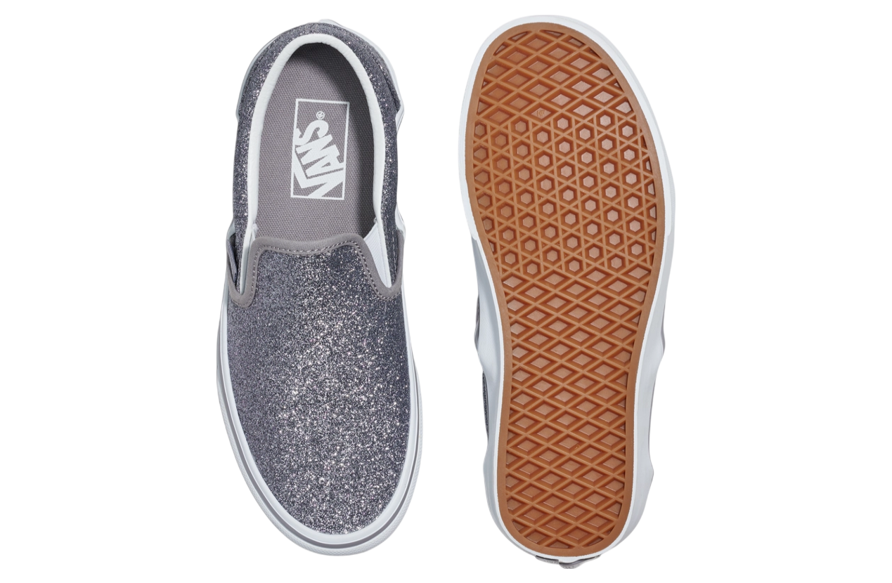 Vans Classic Slip-On WMNS Glitter Gunmetal Grey