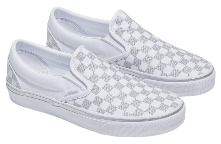 Vans Classic Slip-On WMNS Metallic True White