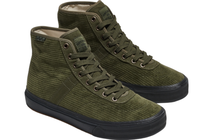 Vans Crockett High Decon Corduroy Olive / Black