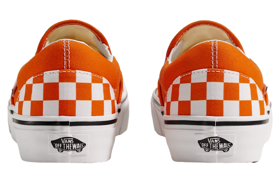 Vans Game Day Classic Slip-On Checkerboard Checkerboard Orange / True White