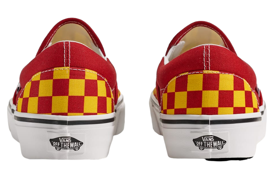 Vans Game Day Classic Slip-On Checkerboard Checkerboard Yellow / Red
