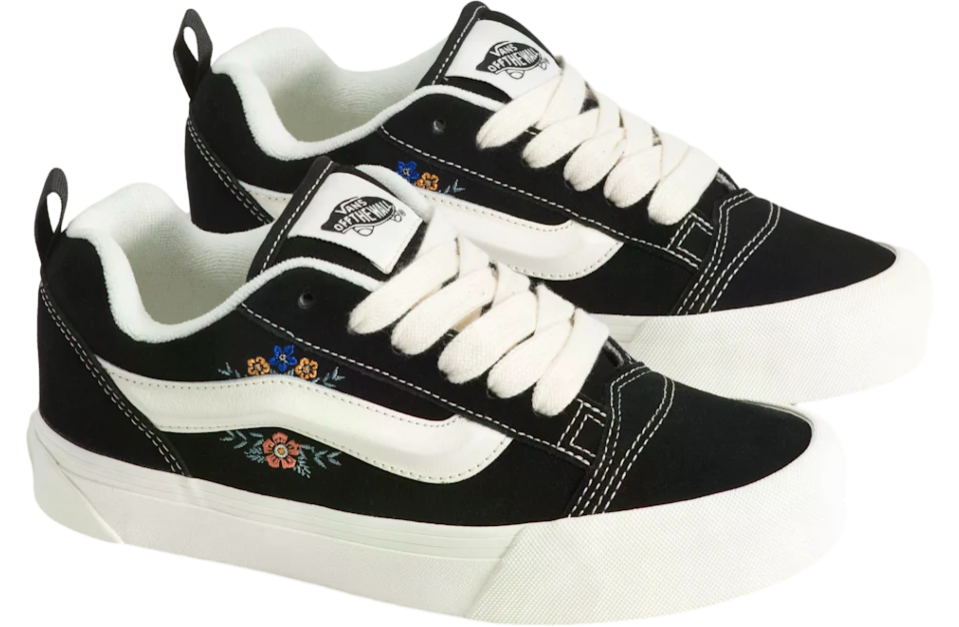 Vans Knu Skool Black / White Floral