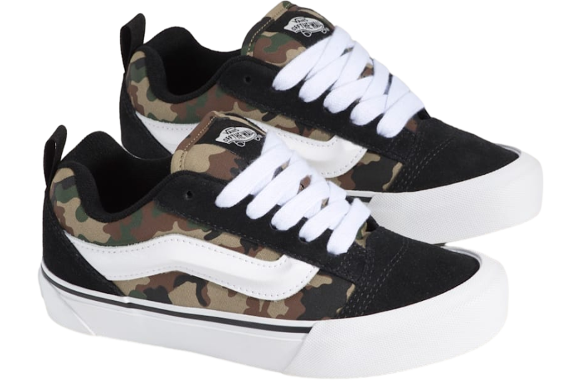 Vans Knu Skool Camo Black / Green