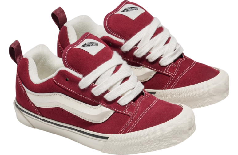 Vans Knu Skool GS Burgundy Red