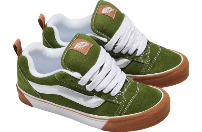 Vans Knu Skool Gum Bumper Pesto Green