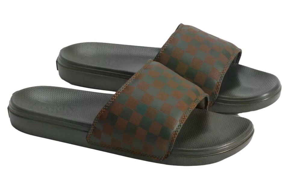Vans La Costa Slide Obsidian Fern Green